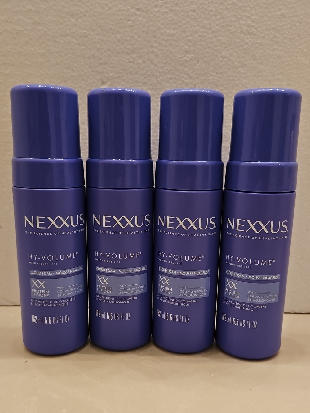 New Nexxus Hy-Volume Cloud Foam Mousse 5.6 oz Lot of 4 New Hair Styling